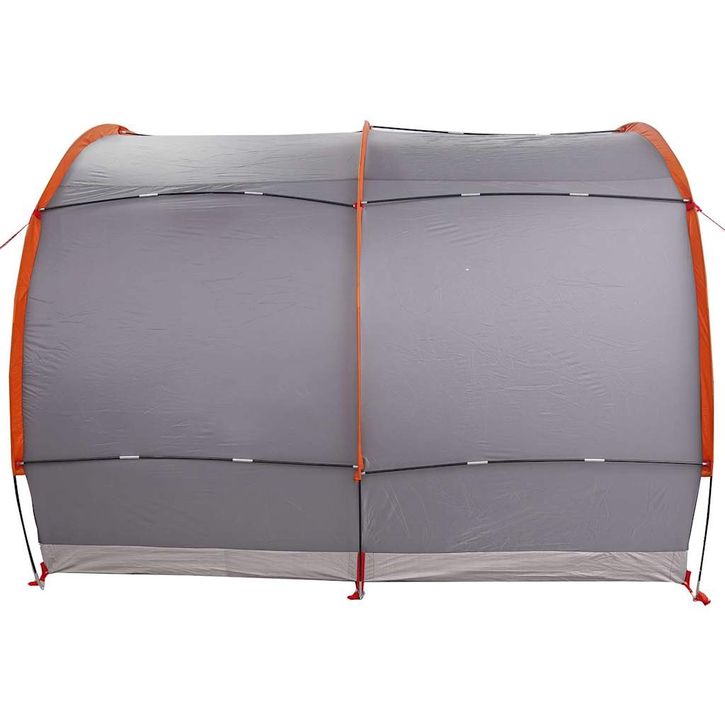 vidaXL Bike Storage Tent Grey and Orange 256 x 222 x 182 cm Taffeta
