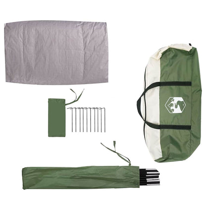 vidaXL Tent 268 x 240 x 191 cm Waterproof Green Polyester