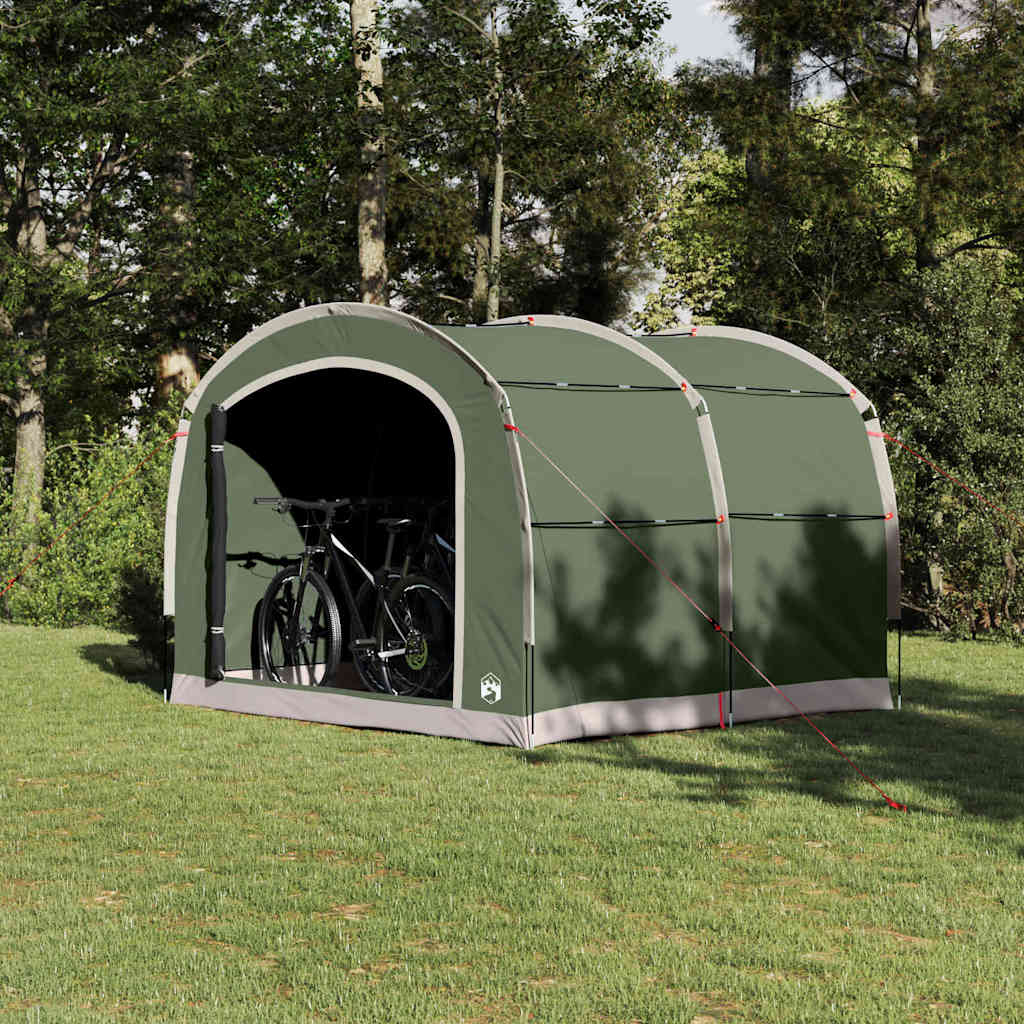 vidaXL Tent 268 x 240 x 191 cm Waterproof Green Polyester