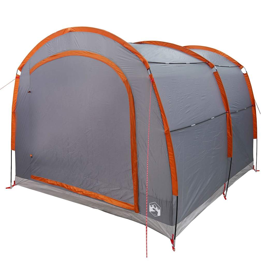 vidaXL Tent 268 x 240 x 191 cm Waterproof Grey and orange Polyester