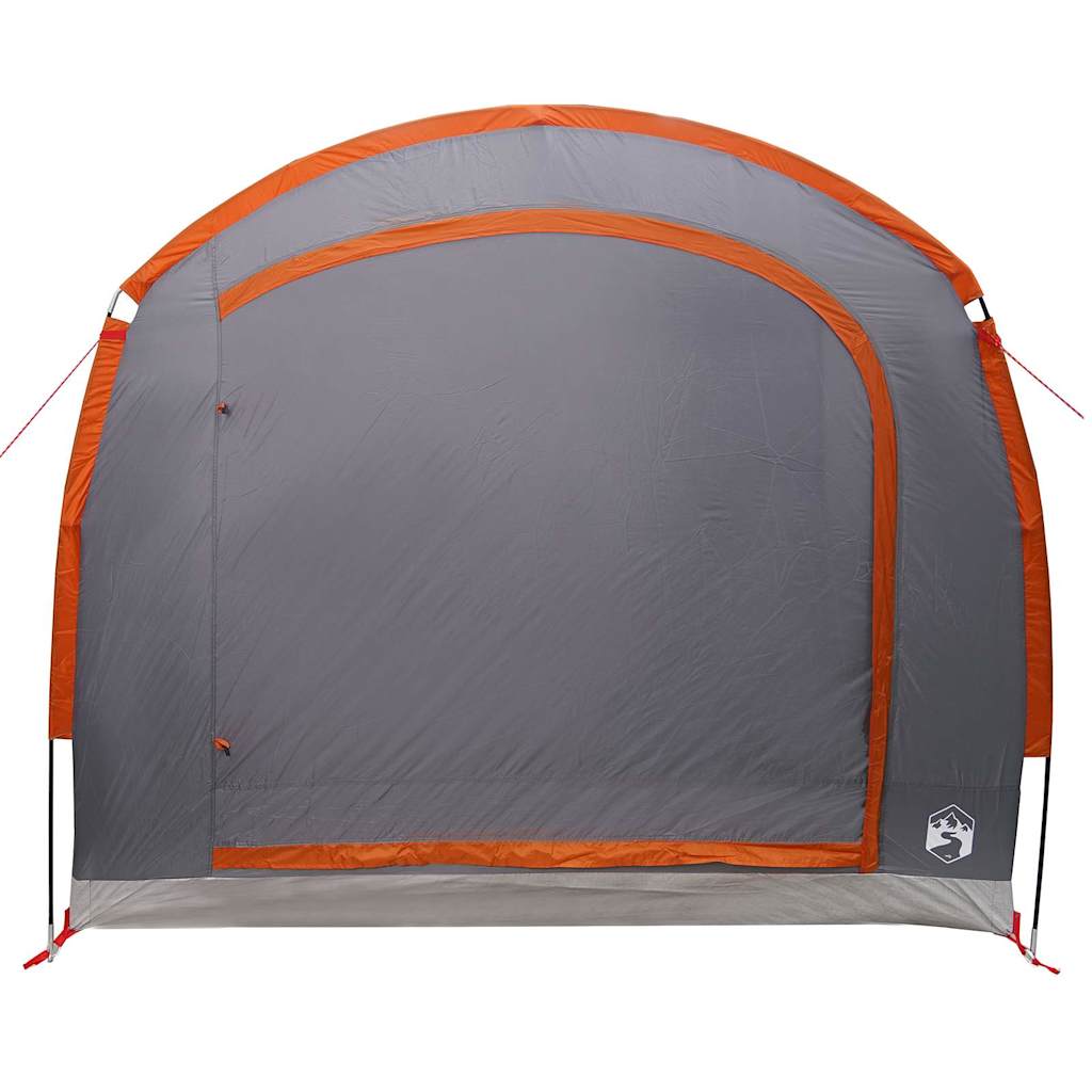 vidaXL Tent 268 x 240 x 191 cm Waterproof Grey and orange Polyester