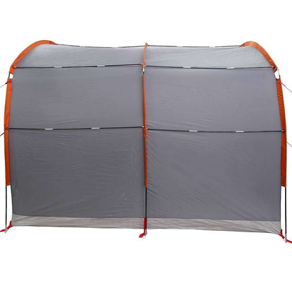 vidaXL Tent 268 x 240 x 191 cm Waterproof Grey and orange Polyester