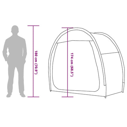 vidaXL Bike Storage Tent 210 x 90 x 174 cm Waterproof Green