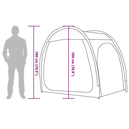 vidaXL Bike Storage Tent 210 x 156 x 180 cm Waterproof Blue