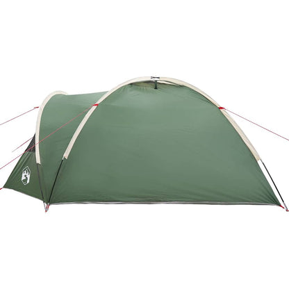 vidaXL Dome Tent 4-Person Waterproof Green Taffeta - 308 x 268 x 130 cm