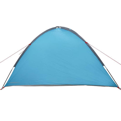 vidaXL Dome Tent 4-Person Waterproof Blue Taffeta - 308 x 268 x 130 cm