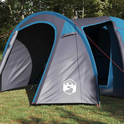 vidaXL Dome Tent Dome with Roof with Storage Blue 384 x 254 x 170 cm