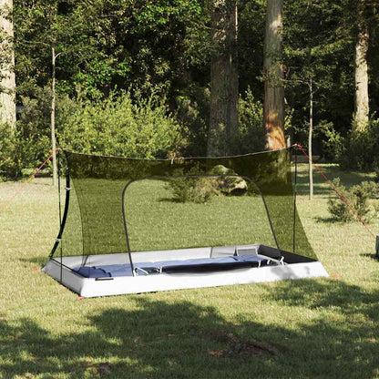 vidaXL Inner Tent 1-Person [Black]: Black (#0A0A0A) Mesh - 220 x 128 x 110 cm
