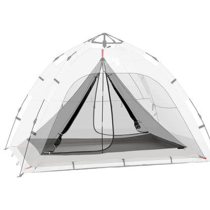 vidaXL Inner Tent 1-Person [Black]: Black (#0A0A0A) Mesh - 240 x 160 x 133 cm