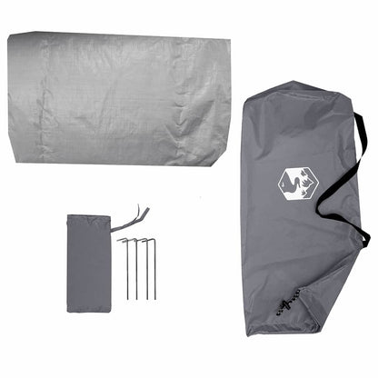 vidaXL Inner Tent 2-Person Black Mesh - 208 x 140 x 175 cm - 38670