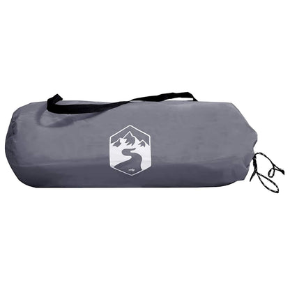 vidaXL Tent with Roof with Storage Grey and Black 236 x 108 x 120 cm