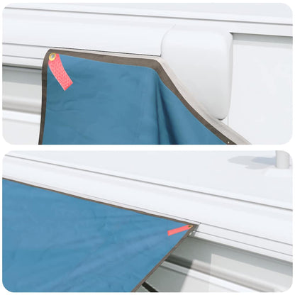 vidaXL Water Resistant Tarp -Person 240 x 300 cm Waterproof Blue