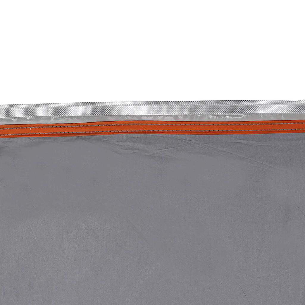 vidaXL Water Resistant Tarp -Person 240 x 300 cm Grey and Orange