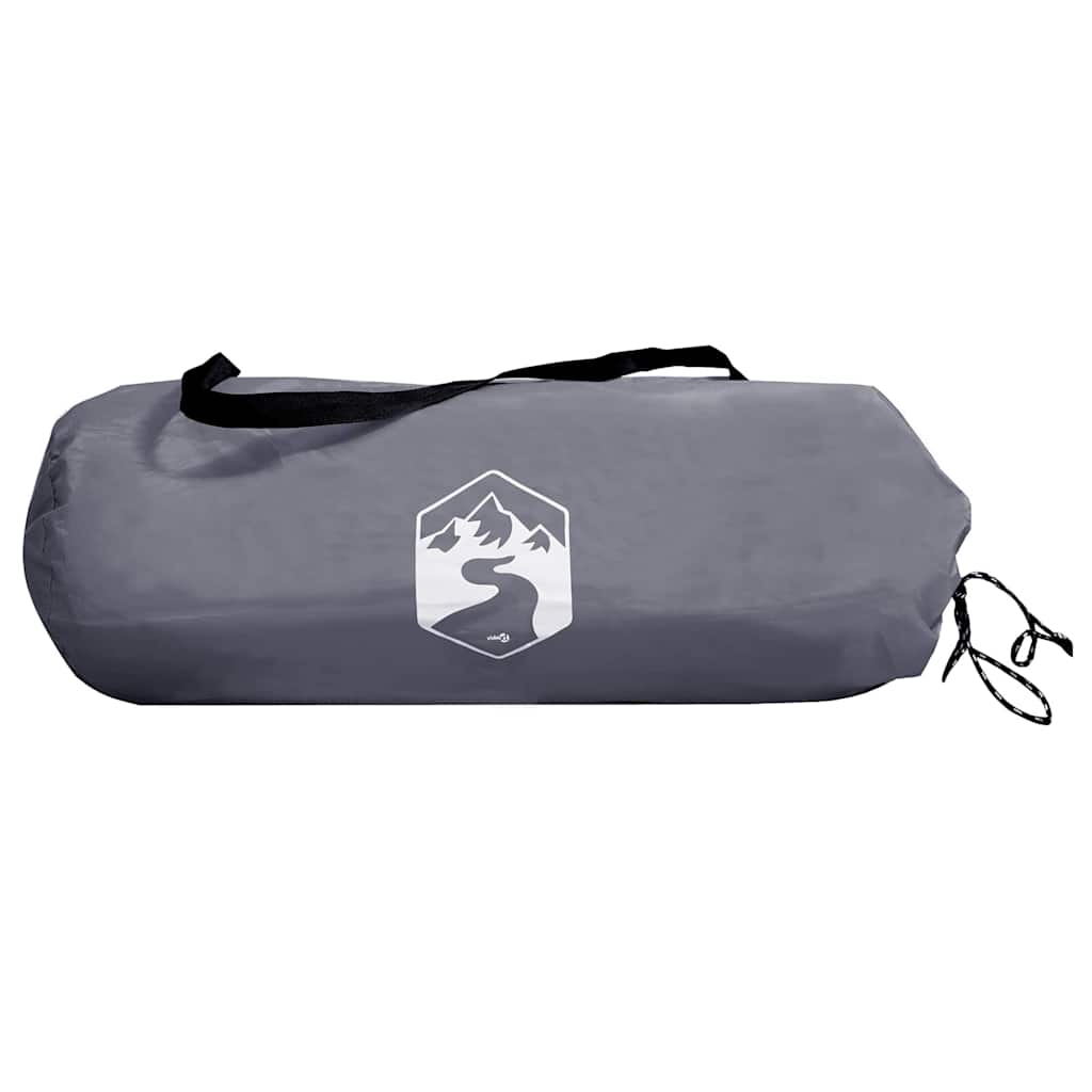 vidaXL Water Resistant Tarp -Person 240 x 300 cm Grey and Orange