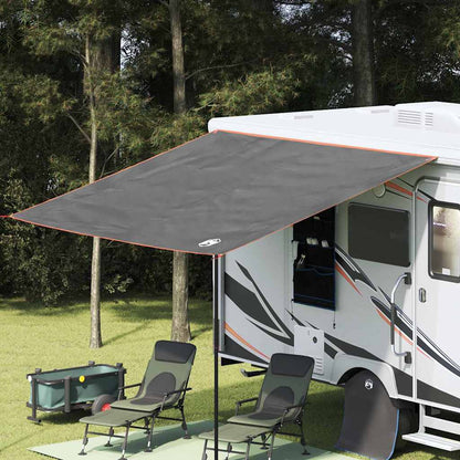 vidaXL Water Resistant Tarp -Person 240 x 300 cm Grey and Orange