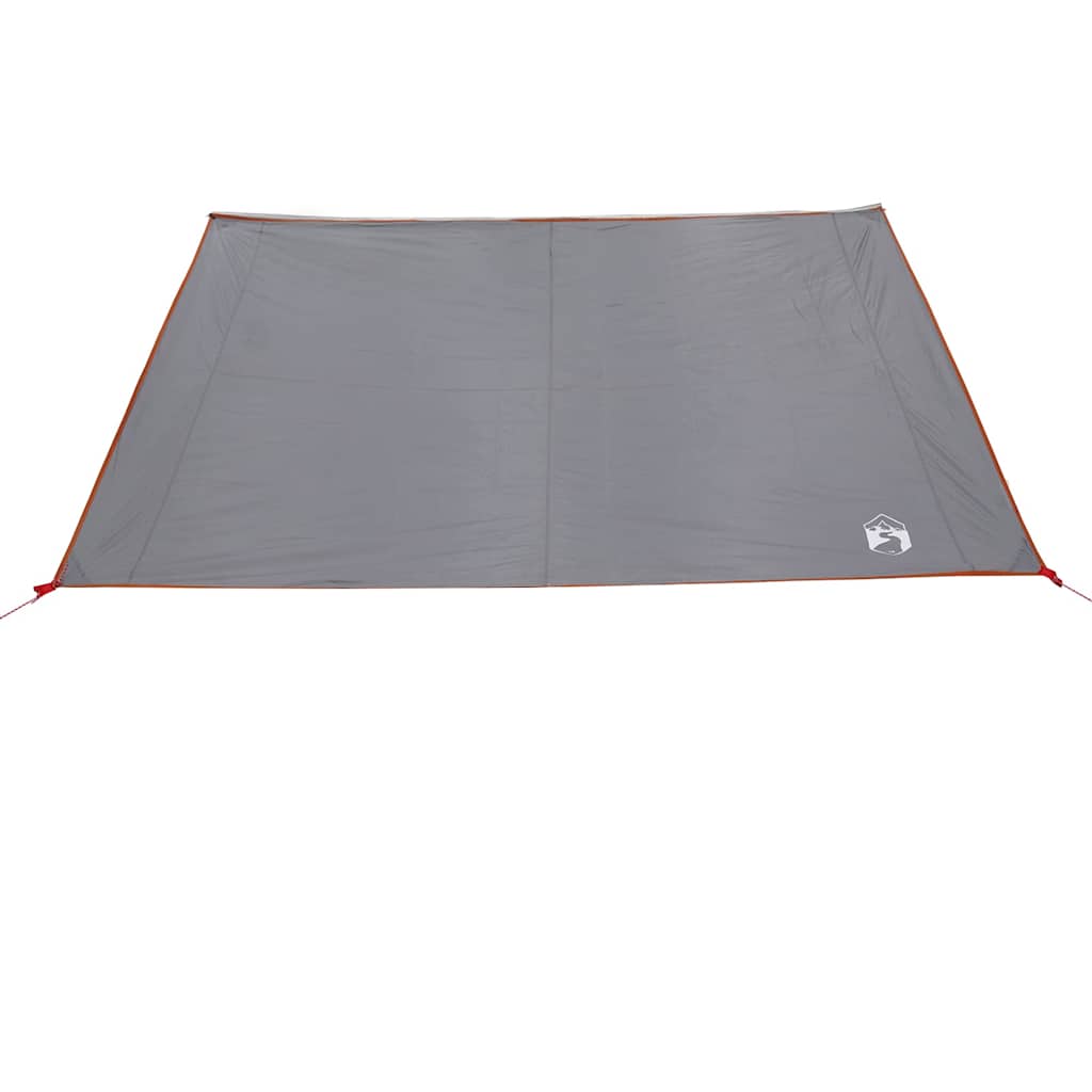 vidaXL Water Resistant Tarp -Person 240 x 300 cm Grey and Orange