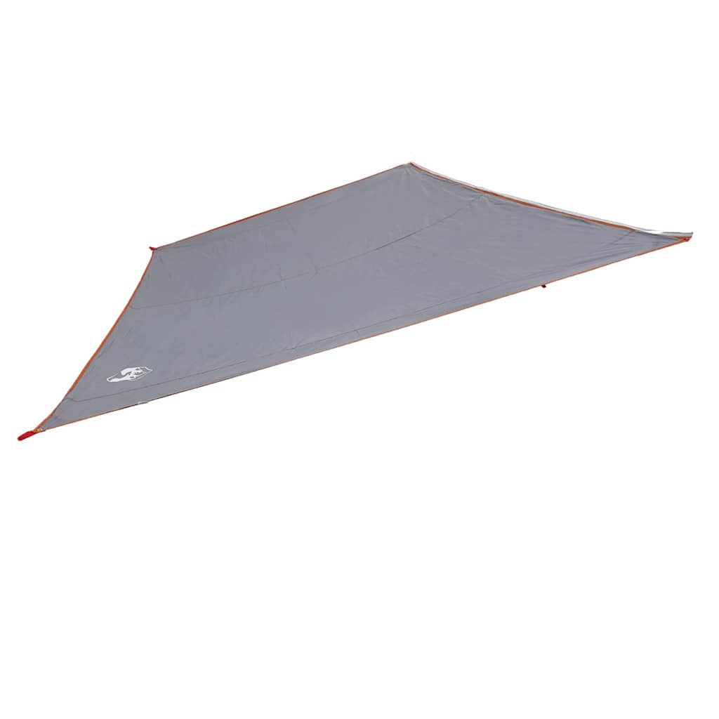vidaXL Water Resistant Tarp -Person 240 x 300 cm Grey and Orange
