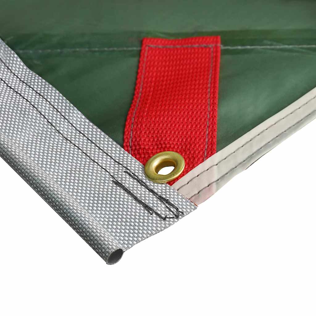 vidaXL Water Resistant Tarp -Person 240 x 350 cm Waterproof Green