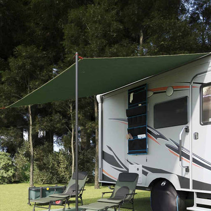 vidaXL Water Resistant Tarp -Person 240 x 350 cm Waterproof Green