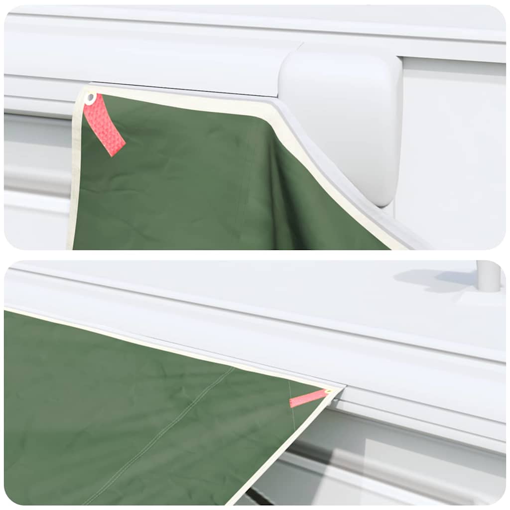 vidaXL Water Resistant Tarp -Person 240 x 460 cm Waterproof Green