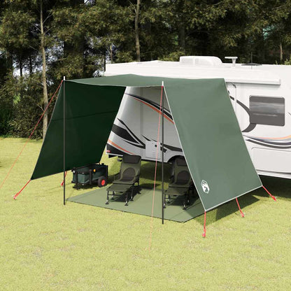 vidaXL Water Resistant Tarp -Person 250 x 240 x 220 cm Waterproof - Green