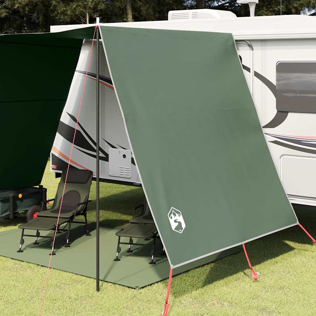 vidaXL Water Resistant Tarp -Person 250 x 240 x 220 cm Waterproof - Green