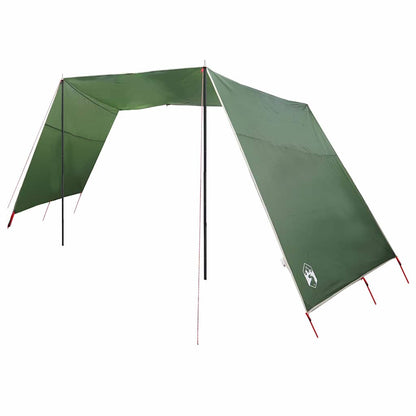 vidaXL Water Resistant Tarp -Person 250 x 240 x 220 cm Waterproof - Green