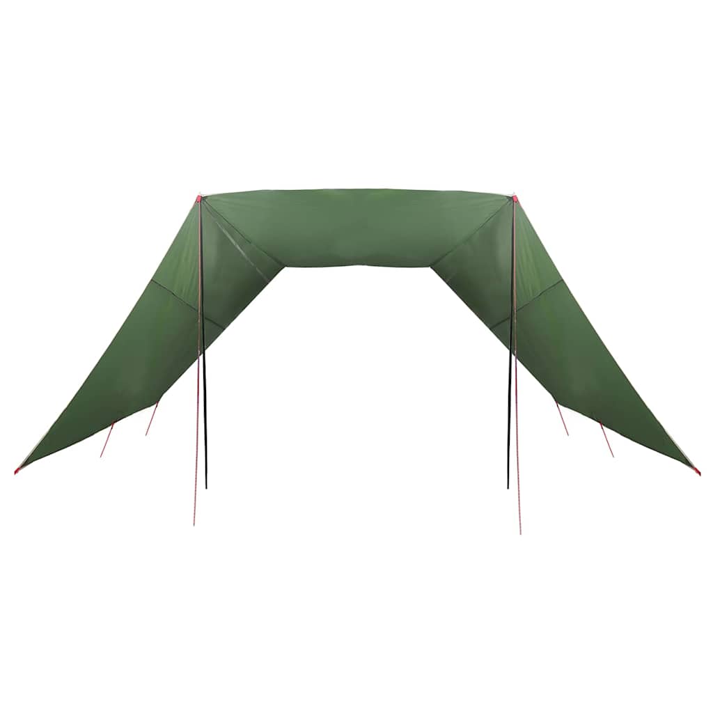 vidaXL Water Resistant Tarp -Person 250 x 240 x 220 cm Waterproof - Green