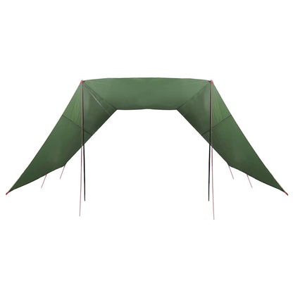 vidaXL Water Resistant Tarp -Person 250 x 240 x 220 cm Waterproof - Green