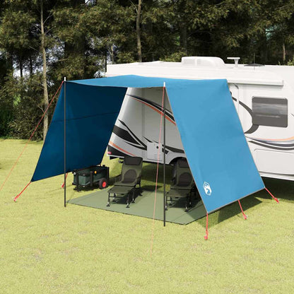 vidaXL Water Resistant Tarp -Person 250 x 240 x 220 cm Waterproof - Blue