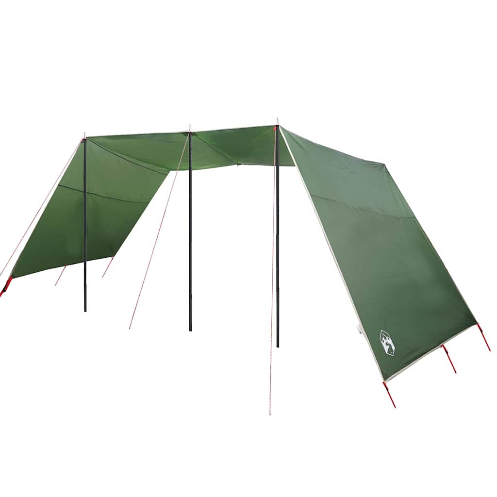 vidaXL Water Resistant Tarp -Person 302 x 240 x 240 cm Waterproof - Green