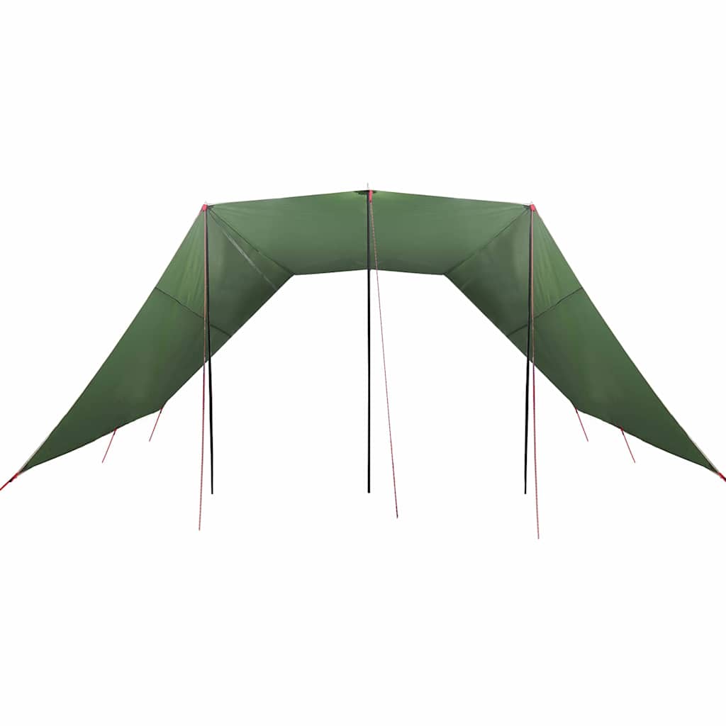 vidaXL Water Resistant Tarp -Person 302 x 240 x 240 cm Waterproof - Green