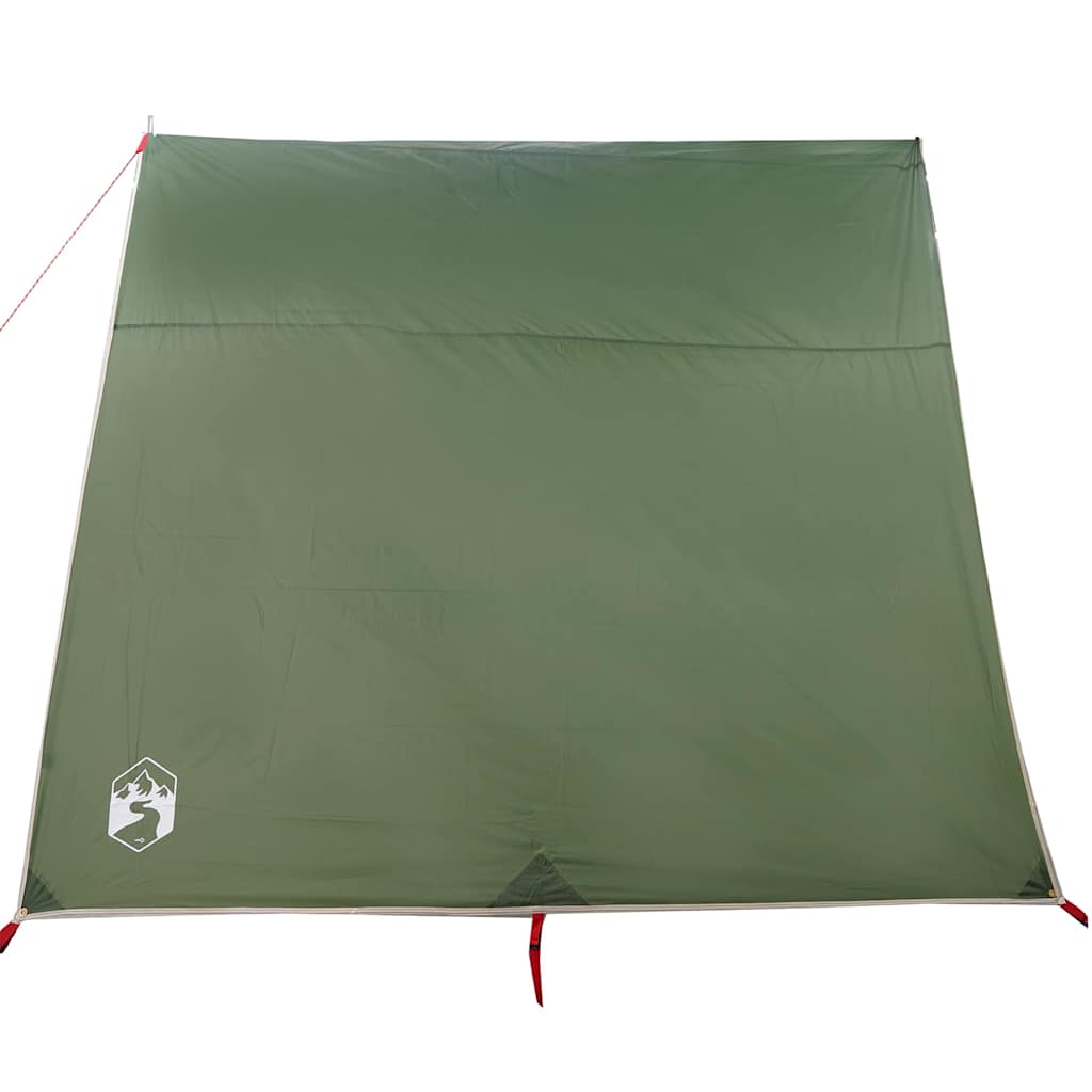vidaXL Water Resistant Tarp -Person 302 x 240 x 240 cm Waterproof - Green