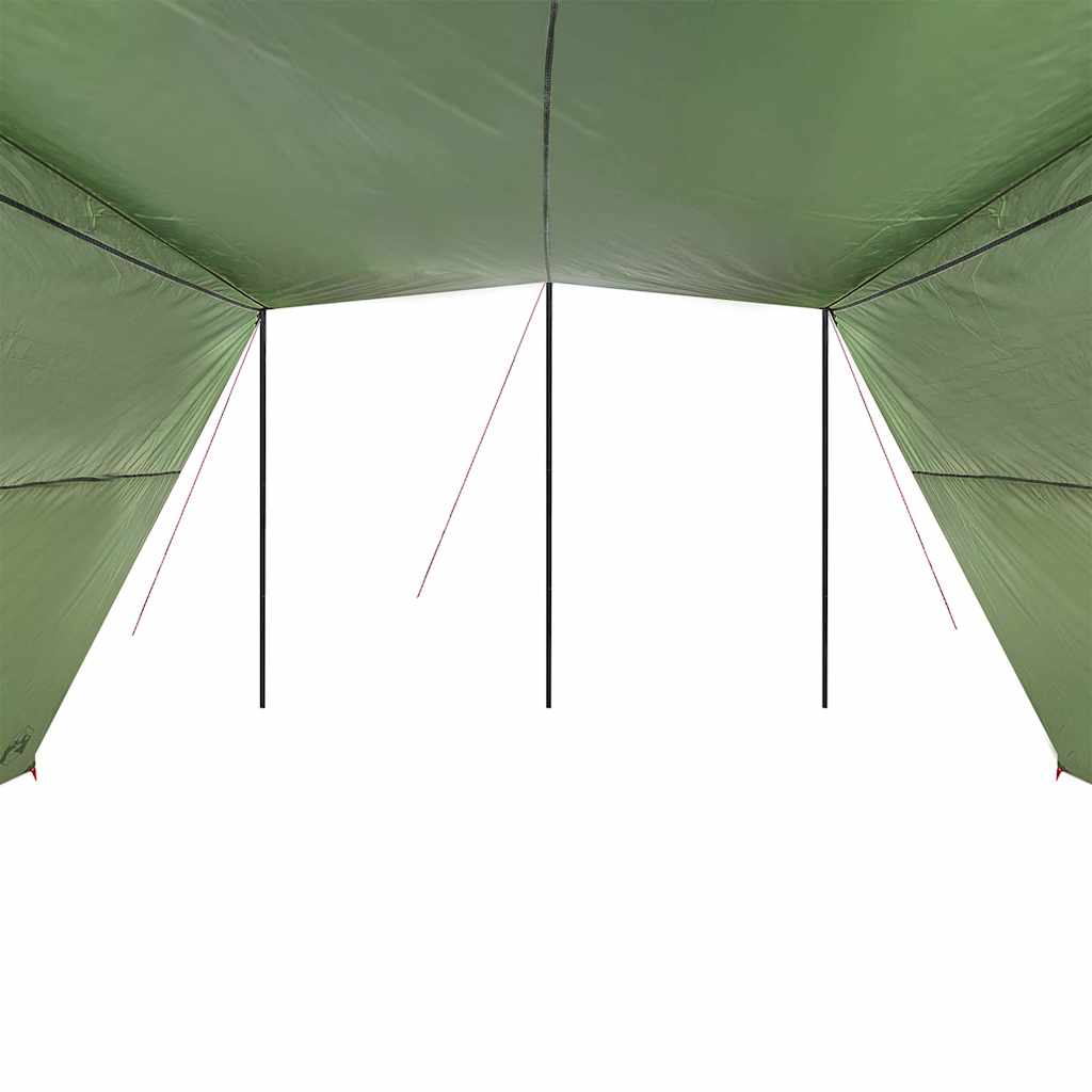 vidaXL Water Resistant Tarp -Person 402 x 240 x 240 cm Waterproof - Green