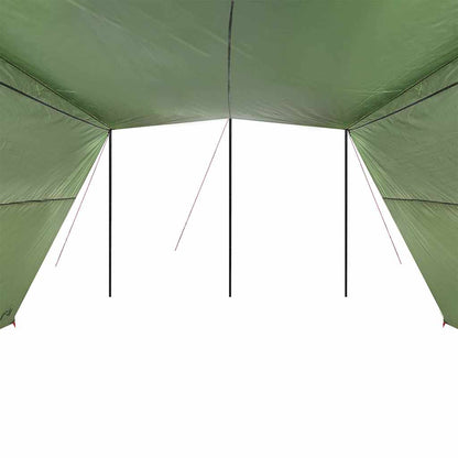 vidaXL Water Resistant Tarp -Person 402 x 240 x 240 cm Waterproof - Green