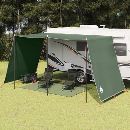 vidaXL Water Resistant Tarp -Person 402 x 240 x 240 cm Waterproof - Green