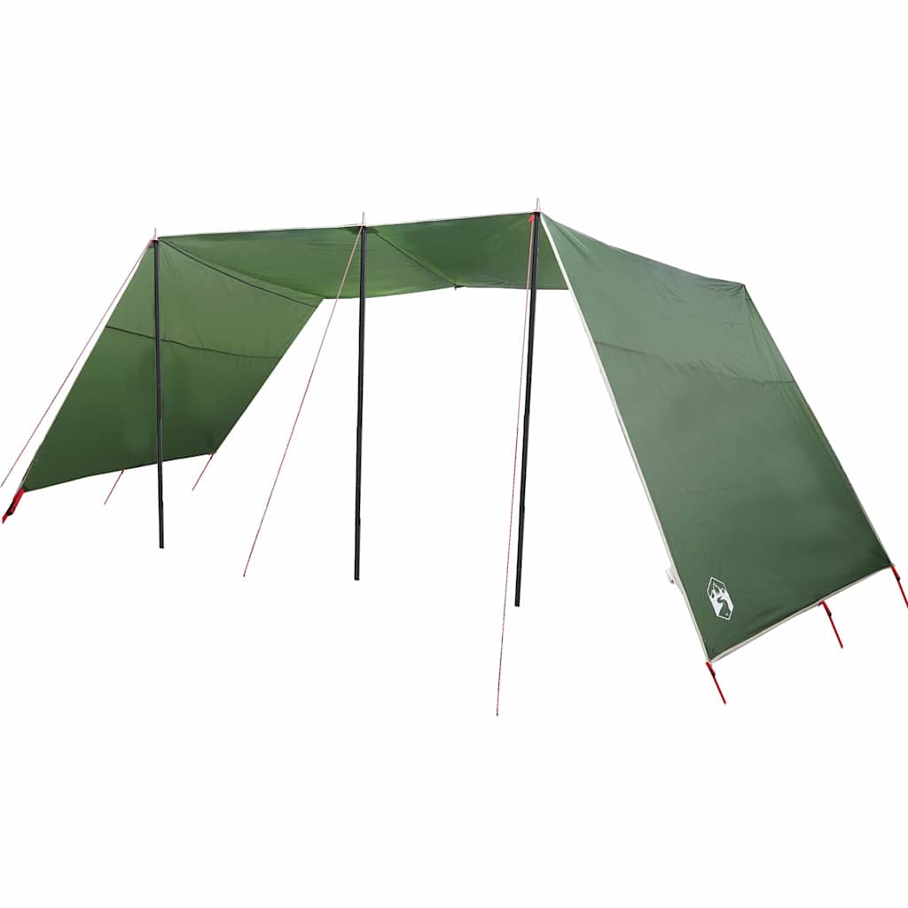 vidaXL Water Resistant Tarp -Person 402 x 240 x 240 cm Waterproof - Green