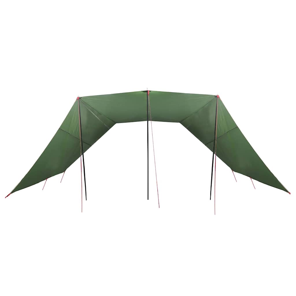 vidaXL Water Resistant Tarp -Person 402 x 240 x 240 cm Waterproof - Green