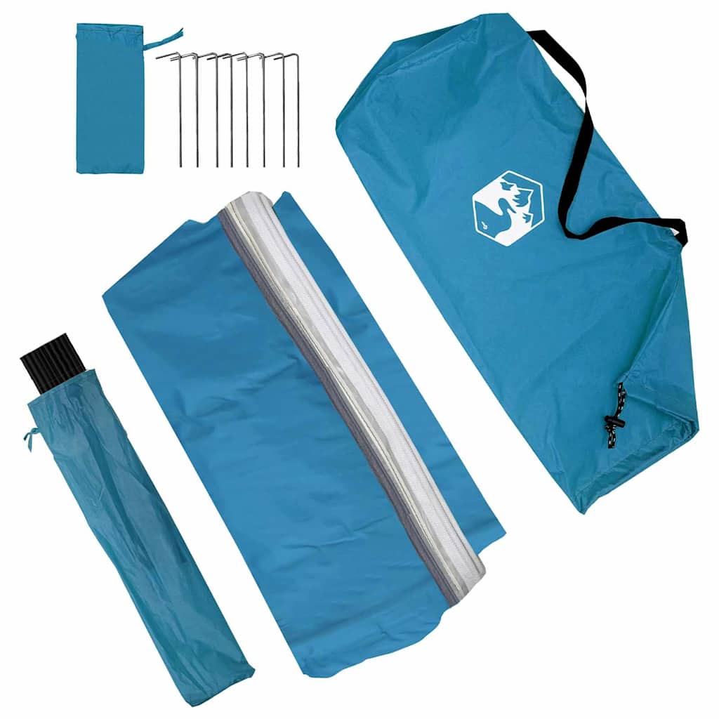 vidaXL Water Resistant Tarp -Person 402 x 240 x 240 cm Waterproof - Blue
