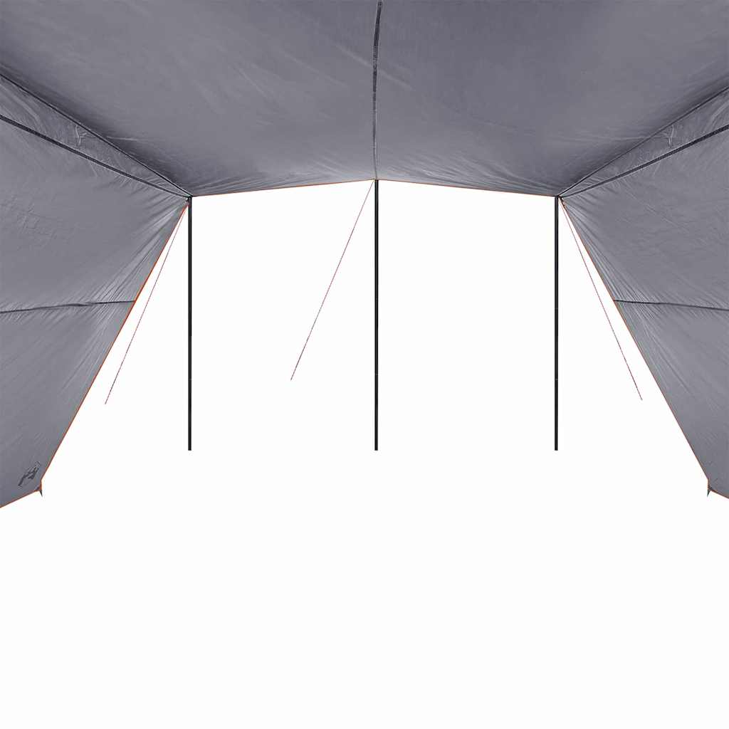 vidaXL Water Resistant Tarp -Person 402 x 240 x 230 cm Waterproof - Grey