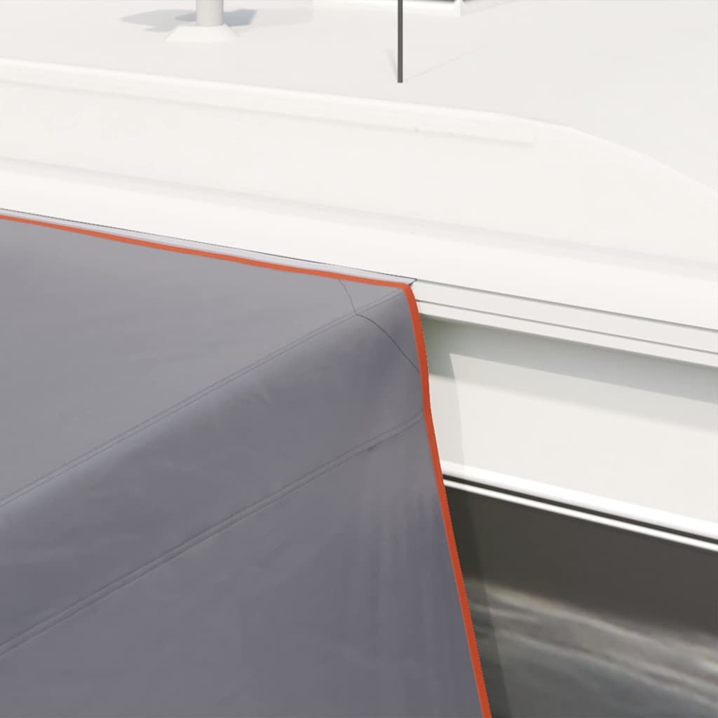 vidaXL Water Resistant Tarp -Person 402 x 240 x 230 cm Waterproof - Grey