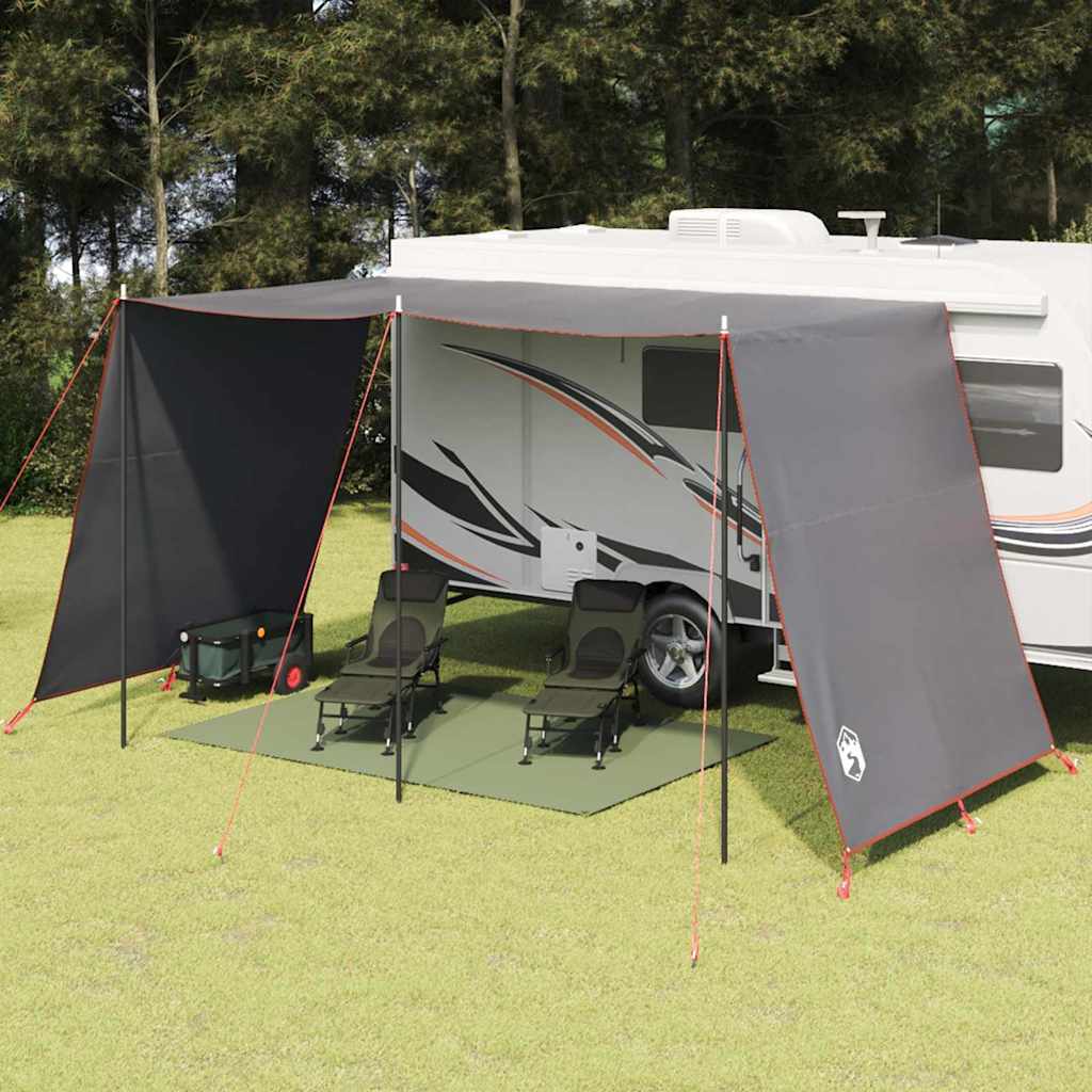 vidaXL Water Resistant Tarp -Person 402 x 240 x 230 cm Waterproof - Grey