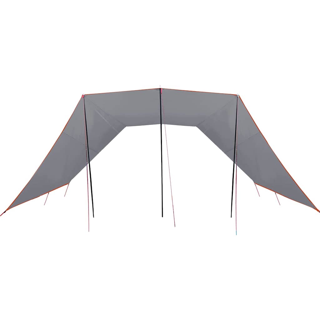 vidaXL Water Resistant Tarp -Person 402 x 240 x 230 cm Waterproof - Grey