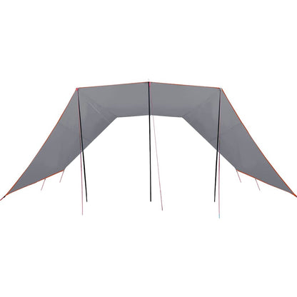 vidaXL Water Resistant Tarp -Person 402 x 240 x 230 cm Waterproof - Grey