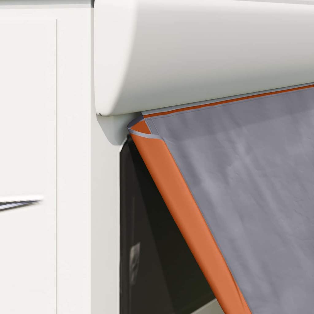 vidaXL Tailgate Tent 190 x 150 x 185 cm Grey and Orange Taffeta