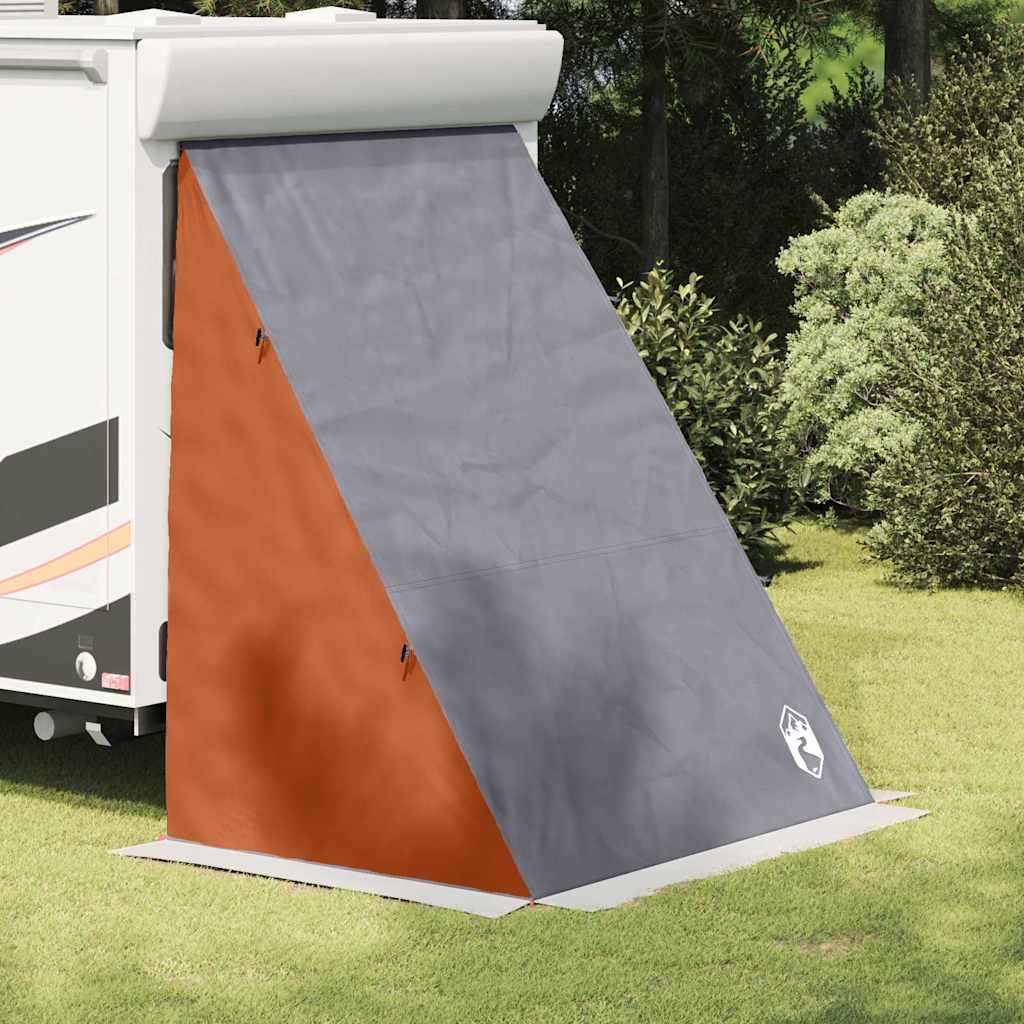vidaXL Tailgate Tent 190 x 150 x 185 cm Grey and Orange Taffeta