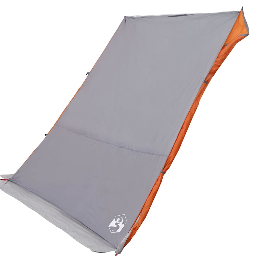 vidaXL Tailgate Tent 190 x 150 x 185 cm Grey and Orange Taffeta