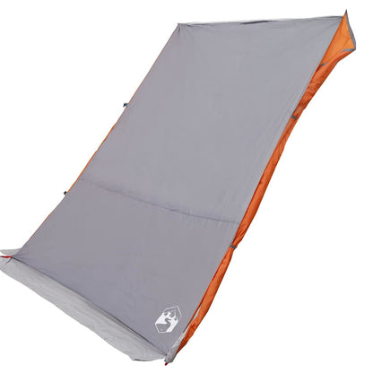 vidaXL Tailgate Tent 190 x 150 x 185 cm Grey and Orange Taffeta