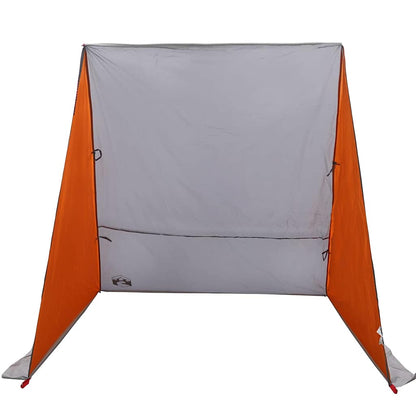 vidaXL Tailgate Tent 190 x 150 x 185 cm Grey and Orange Taffeta