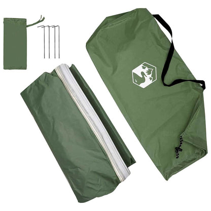 vidaXL Tailgate Tent 190 x 150 x 185 cm Waterproof Green Taffeta